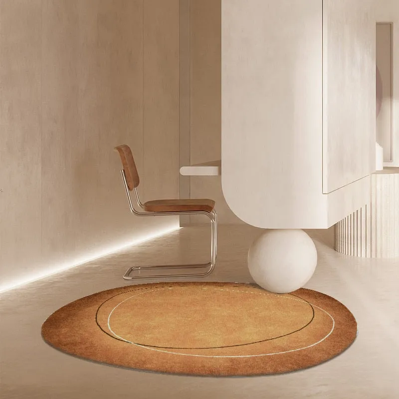 Minimalist Solid Line Home Decor Carpet